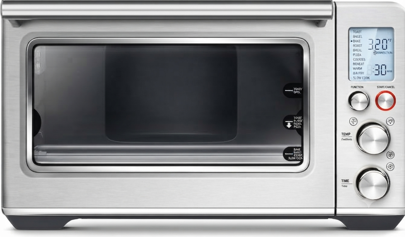 SmarterInstant BOV860BSS Smart Oven Air Fryer, Brushed Stainless Steel | Bake, toast, broil and more with countertop oven's 11 cooking functions