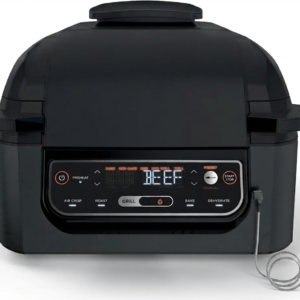 Ninja Foodi Smart 5-in-1 Indoor Grill & 4-qt Air Fryer, Black, LG451BK